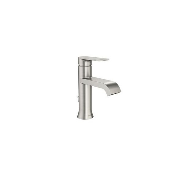 Spot Resist Brushed Nickel One-Handle Bathroom Faucet